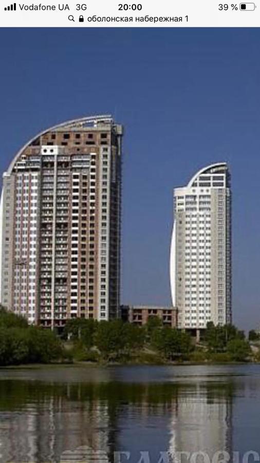 Stylish Panoramic Apartments Dnipro Sail Riverside Київ Екстер'єр фото